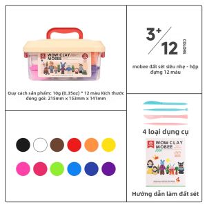 Mobee | Đất Sét Không Độc Cho Trẻ Em Làm DIY