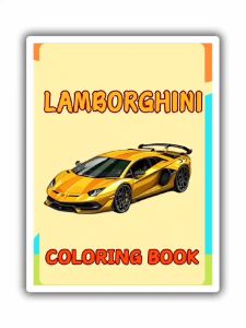 Buku Mewarnai Lamborghini Premium: Aktivitas Warna-warni Untuk Anak & Dewasa
