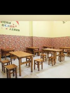 ถูกสุด พร้อมส่ง มีกาวในตัวติดผนัง wallpaper วอลล์เปเปอร์ลายอิฐ ลายหิน กว้าง45cmยาว300CM