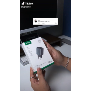 Kepala Charger Samsung Galaxy S24 S23 S22 Ultra Plus UGREEN 45W Adaptor Type C Fast Charging Kabel Pengisi