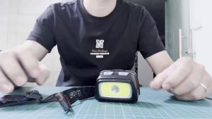 Mini Fishing Headlamp 200LM LED Waterproof IPX4 AAA Headlight Red Green 6 Modes Strobe Head Lamp Light Flash Light Torch
