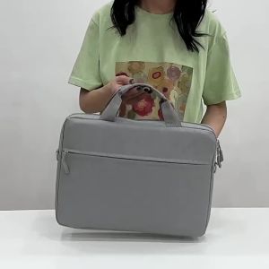 Túi Đựng Máy Tính Xách Tay Chống Thấm Nước Bền Bỉ Dành Cho MacBook Pro/Air 13-15 Inch Có Dây Đeo Vai Hộp Đựng Đồ Đi Học Thông Thường Dành Cho Doanh Nhân Đa Năng