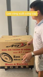 Loa Kéo AT T7800 Tặng Kèm 2 Mic UHF - Công Suất Khủng  Âm Thanh Sắc Nét Phù Hợp Cho Các Buổi Tiệc Lớn