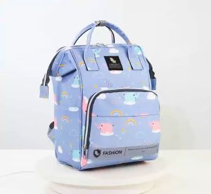 TAS BAYI 6028 - RANSEL BAYI “LAMOGRAFY” Tas Perlengkapan Travel Bayi Tas Diaper Baby Bag Tas Bayi Multifungsi Diaper Bag - F
