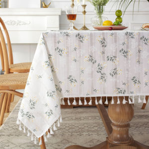 Rustic Fresh Cotton Jacquard Tablecloth