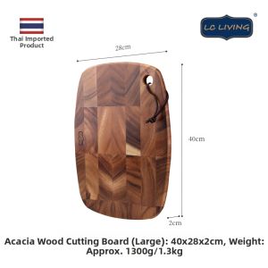 LC LIVING | Wooden Cutting Board for Kitchen Use