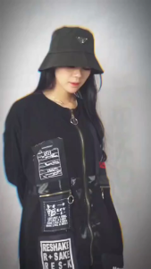 BAJS Long Tunik Zipper Harajuku Korean Style Oversize – Bella Crepe Mesh Premium