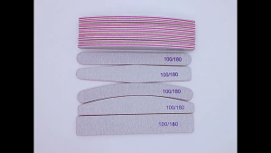 ตะไบหยาบ O.P.I 100/180 แพ็ค 25ชิ้น ทรงเพชร ทรงรี ทรงโค้งตัด ทรงสี่เหลี่ยม