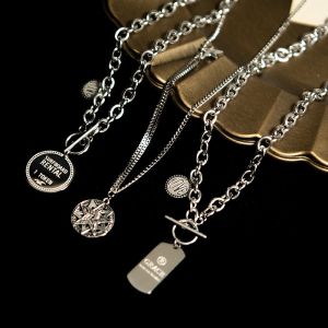 Dây Thép Không Gỉ Dài Áo Len Dành Cho Nữ Và Nam Hợp Thời Trang Thu Đông Phụ Kiện Thời Trang Cao Cấp Cảm Giác INS Phổ Biến