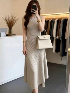 SHANGSHA | Elegant Important Occasions No-Sleeve Dress