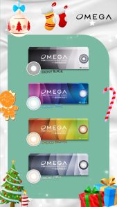 Omega 1 Day Color Choco Brown 5 Pasang With Biomoist Softlens Warna Harian