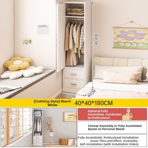 Compact Simple Single-door Wardrobe