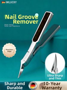 IMLUCKY | Ingrown Toenail Clippers Single Bevel Extended Set