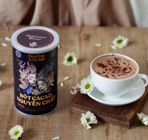 Bột Cacao Nguyên Chất Việt Nam 100% Dòng Natural Không Kiềm Hóa - Lon 200g - Heyday Cacao