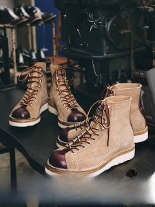 Play · Monkey Boots American Horween Suede Cowhide GOOD YEAR Martin Short Face Worker Boot