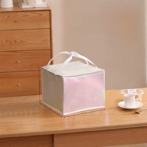 Thickened Aluminum Foil Insulated Cold Storage Bag Birthday Cake Delivery Special Handheld Refrigeration Bag for Outdoor Use