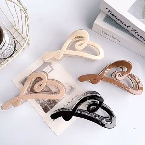 [พร้อมส่ง] กิ๊บหนีบผมหัวใจ กิ๊บติดผม สไตล์เกาหลี ขนาด 12 cm. Grabber Biangels