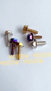 Baut Body Probolt 2 Kunci Chrome Thailand Yamaha & Honda 1 Pack Isi 20 Pcs / Baut Body Chrome Thailand Murah