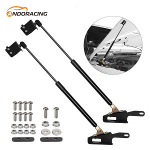 Bộ Nâng Đỡ Capo Màu Đen 1 Cặp Dành Cho Jeep Wrangler JK & Unlimited 2011-2018 2/4 Cửa Bộ Dụng Cụ Hỗ Trợ Bằng Kim Loại Của Ando Racing