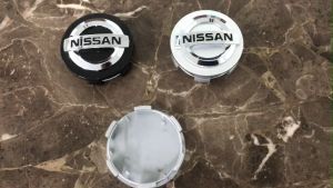 Logo chụp mâm ốp lazang bánh xe ô tô Nissan đường kính 60MM chất liệu nhựa Abs + Pc mã hàng NS-034
