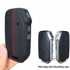 Ốp Bảo Vệ Chìa Khóa Xe Bằng Silicon Dành Cho Các Dòng Xe KIA - KN Sportage R Stinger Sorento Ceed Cerato Forte Niro Soul Telluride GTLine