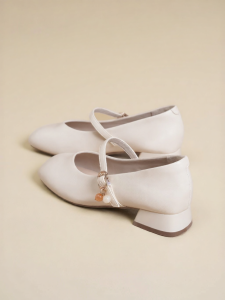 Josiny | French Style Coarse Heel Soft Bottom Women Shoes