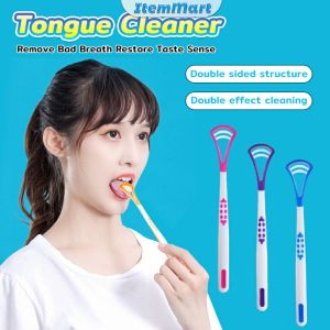 ItemMart Tongue Cleaner Oral Mouth Hygiene Dental Care Plastic Scraper