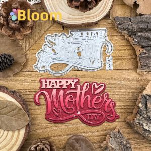 Khuôn Cắt Kim Loại Dùng Cho Việc Làm Album Ảnh HAPPY MOTHERS DAY Với Chữ Cái Trang Trí Khuôn Dập Nổi Bằng Thép Carbon Tương Thích.