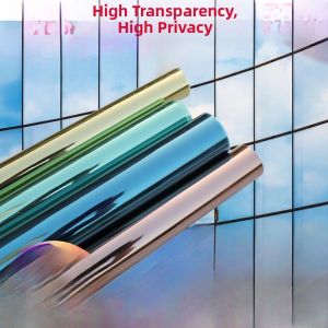 Heat Insulation Film Privacy Glass Sticker Sun Protection One Way Mirror Home Use Window Film Privacy Protection Decorative Sticker