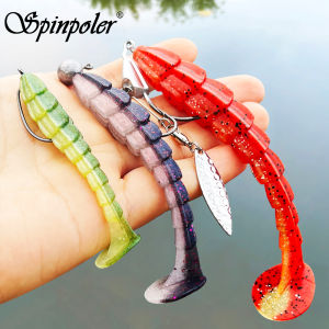 Spinpoler Breaker 7cm 9cm 11.5cm Soft Bait Fishing Lure Paddle T Tail Stick Worm Salted Shad Swimbait Wobbler Bass Pike Trout