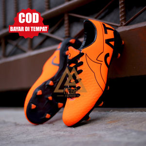 COD SALE SEPATU SEPAK BOLA ORTUS ORTSEIGHT- CATALYST BASILISK ORANGE HITAM MURAH TERLARIS