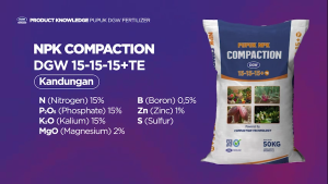 (Beli 7 Gratis Kaos) DGW - Pupuk NPK Compaction 15-15-15-TE