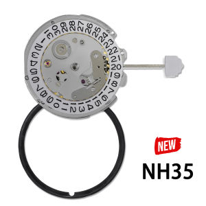 China NH35 Movement Replacement Japanese NH35 Movements Date High Accuracy Automatic Mechanical Movement NH35A 3o 3.8 clock