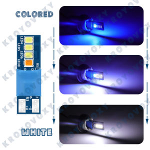 Dynamic T10 Car Reading Light Trunk Led Width Indicator Light Modified Indoor Light Double Tip Car Lighting New T10 Bulbs