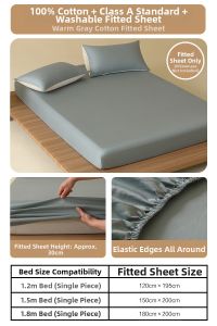 Mercury Bedding 100% Cotton Bed笠 Cover