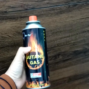 Portable Butane Gas Cartridge 230g for Outdoor Cooking with Anti Explosion Certificate/Gas Butana Camping Memasak Luar