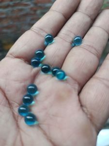 batu akik bulat mini mustiko lipan cendono biru laut