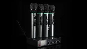 Depusheng | Hệ Thống Micro Không Dây Cầm Tay Chuyên Nghiệp Depusheng DE44 Dành Cho Karaoke Và Hội Nghị Phạm Vi Truyền Dẫn Xa.