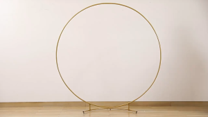 Round Arch Backdrop Cover 6ft/6.5ft/7.2ft Wrinkle Resistant Machine Washable for Wedding Birthday