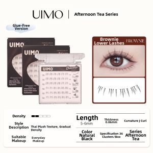 UIMO | No Glue Natural Imitation Lower False Eyelashes