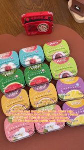 Permen Impor YK / Yamamoto Kawahiro Sea Salt Mint Flavor Candy 16 Varian Hijau Tua Water Melon Muda  Lychee Pink Jasmine Ungu Lemon Biru Peach Kuning Markisa Kiss Cam 12 Gr Cola Passion Fruit Lime Anggur