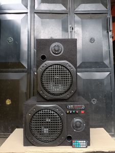 speaker aktif bluetooth mobil acdc 8" pisah STEREO USB Radio FM AUX MMC