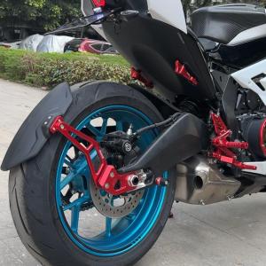 SEMSPEED Motorcycle Rear Fender Mudguard Wheel Splash Guard Cover For CFMOTO 675SR 675NK 2024-2025
