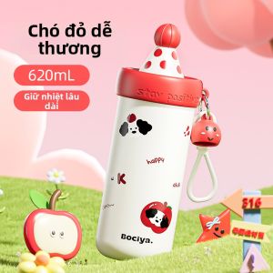 BAICAIYA | Cốc Cách Nhiệt Dây Treo Đẹp Mắt Dành Cho Nữ 2026 Mới