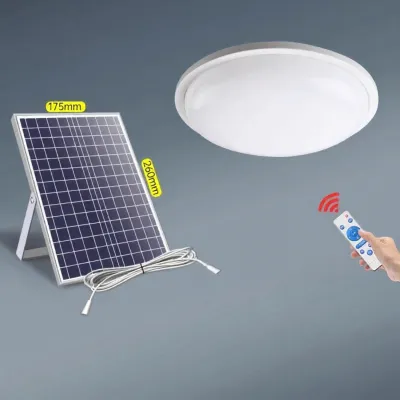 Đèn Trần Năng Lượng Mặt Trời Công Suất Cao Sáng