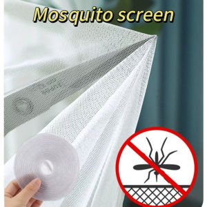 Summer Self-adhesive Thickened Mosquito Proof Window Screen Mesh Easy DIY with Velcro Polyester Household Indoor Protective Net