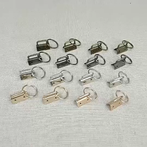 Webbing Tail Clip Metal Bag Wristlets Supplies DIY Bag Accessories With Split Rings For Bags Ribbon