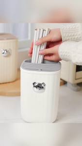 Kitchen Utensil Storage Rack Cylinder Fork Rack Storage Holder Chopsticks Sturdy Material Drying Stand Plastic Cutlery Drainer