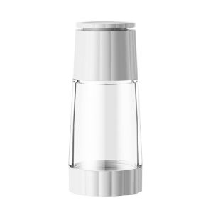 Household Pepper Grinder Rotary Manual Sea Salt Pepper Seasoning Bottle Grinder Glass Seasoning Bottle 1pc