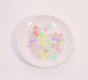 50pcs 12x7mm Matte/Transparency Acrylic Cylinder Beads Loose Spacer Beads for Jewelry Making DIY Accessories